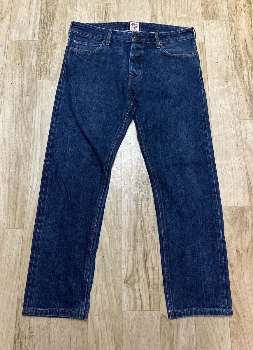 Vtg Carhartt Union Made Heart Logo Selvedge Denim Trail Jeans 40's