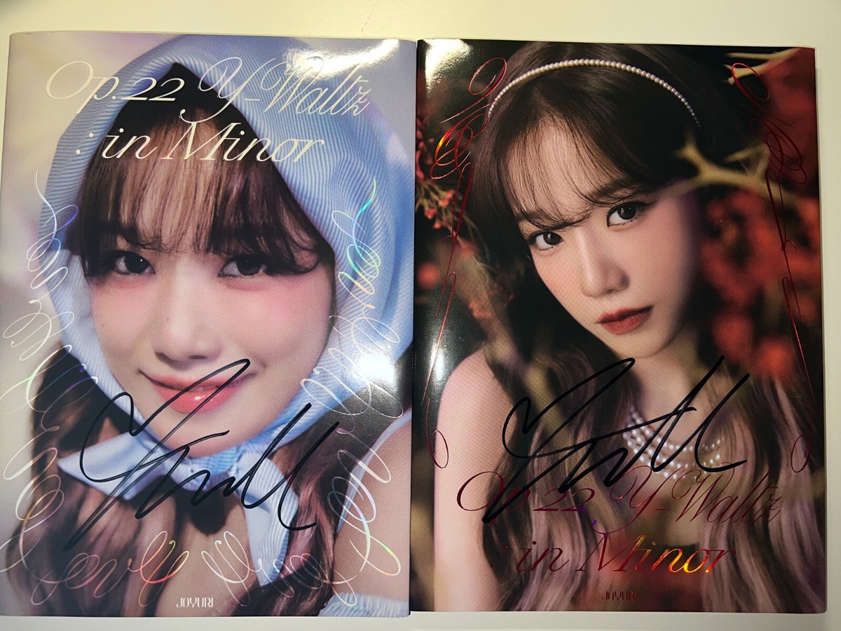 IZ*ONE JO YURI [Op.22 Y-Waltz : in Minor] Autographed Signed Album