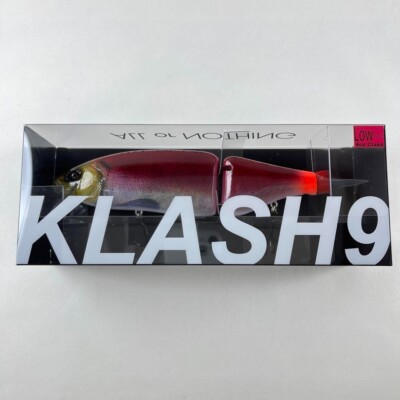 DRT KLASH 9 Kokanee Red Low Floating Swimbait Glide Bait Fishing