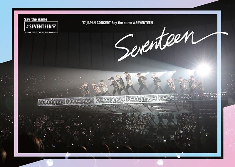 17 JAPAN CONCERT Say the name #SEVENTEEN 2 DVD+PHOTO BOOK+Card