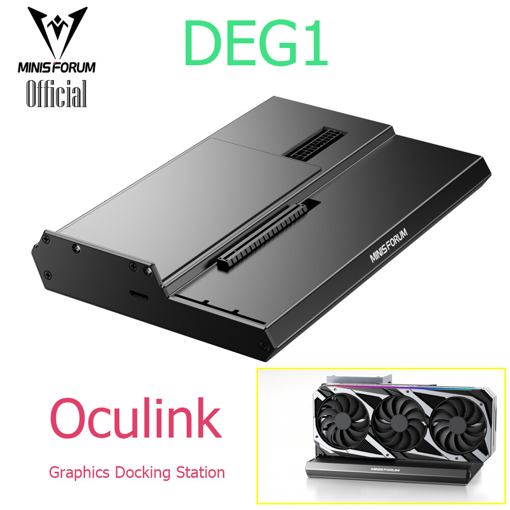 MINISFORUM External GPU Dock Station DEG1 Support ATX SFX Oculink