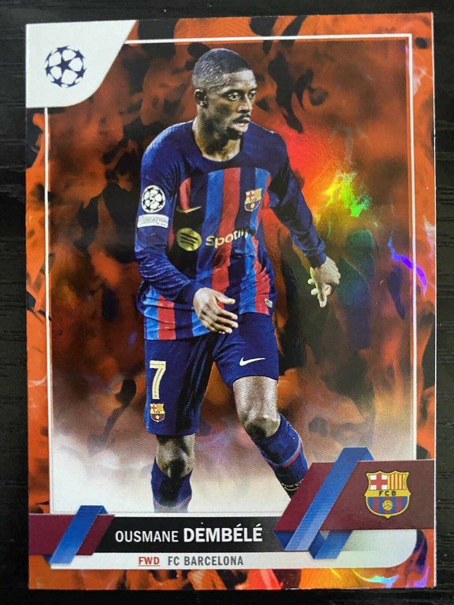 Ousmane Dembele 2022-23 Topps Club Competitions UEFA Red Inferno