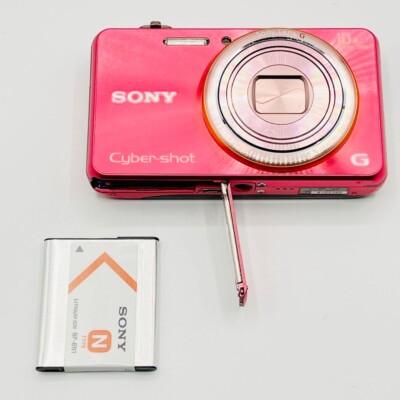 SONY Cyber-shot DSC-WX100 Pink Digital Camera 10x zoom From Japan