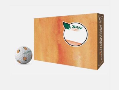 TaylorMade TP5 Pix Masters Peaches golf balls. 3 balls +