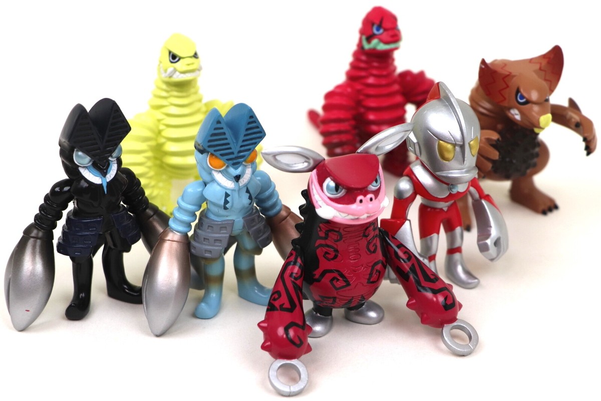 Ultraman x TOUMA （Set of 7） Ultra Monster Kaiju PVC Figure