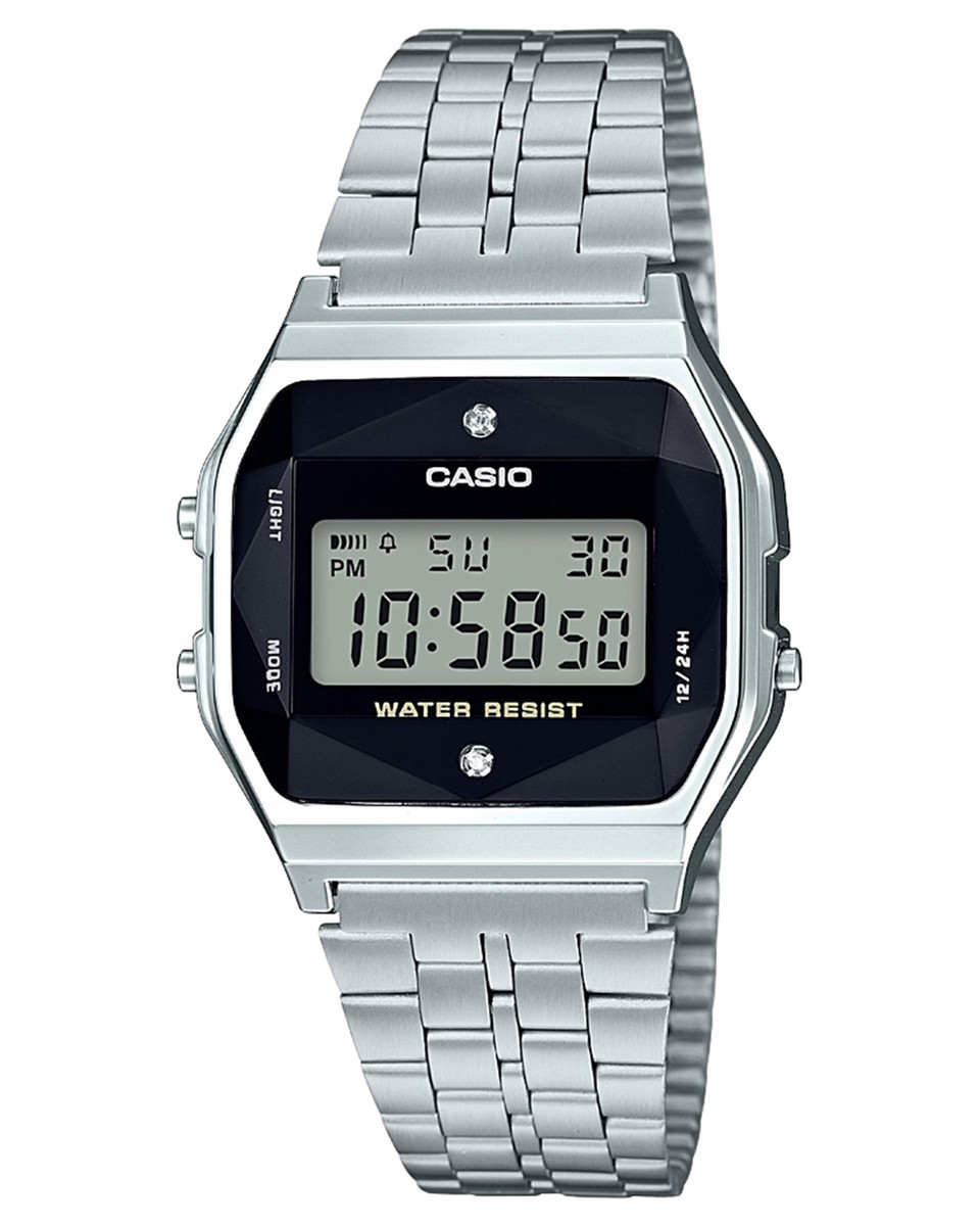 A159WAD-1 Casio Men's Diamond Series Watch Stainless Steel Glass