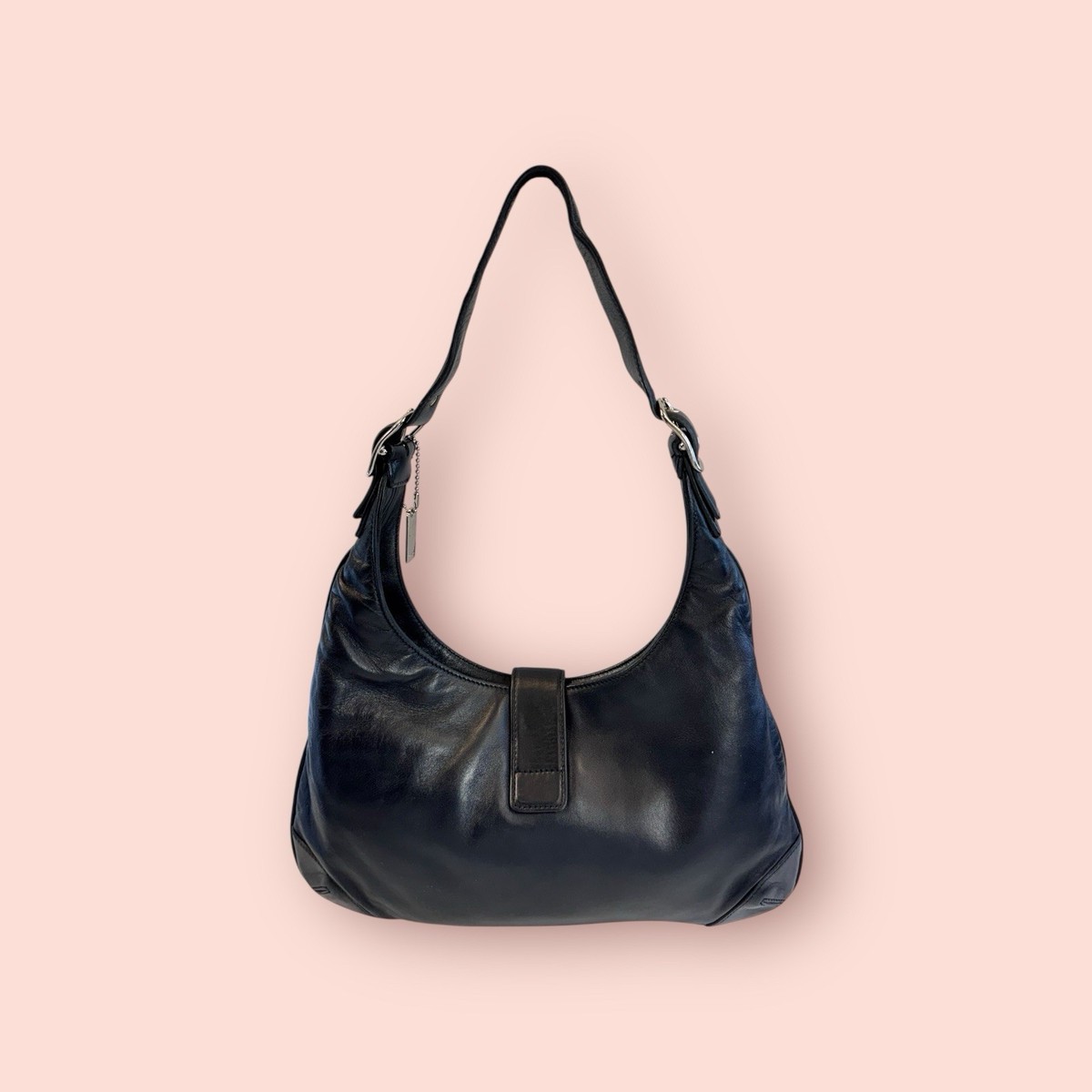 COACH Y2K Vintage Hamptons Small Shoulder Hobo Luxury Leather Bag