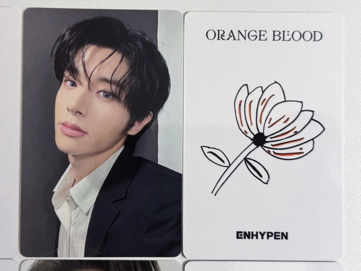 ENHYPEN ORANGE BLOOD Album Yizhiyu YZY Shanghai Fansign POB