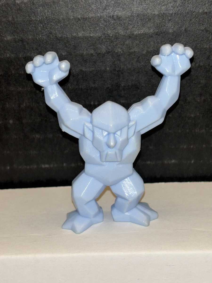 Mattel Arco 1987 Mad Scientist Rare Blue Rock Alien Creature