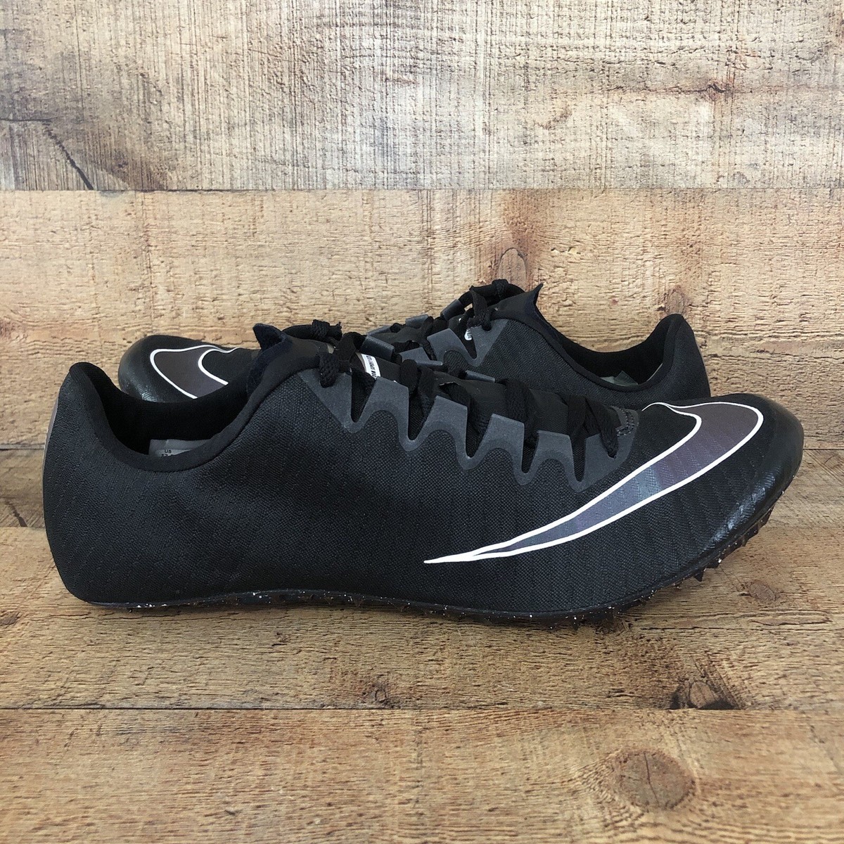 Nike Zoom Superfly Elite Track Mens Size 12 Sprint Spikes Black