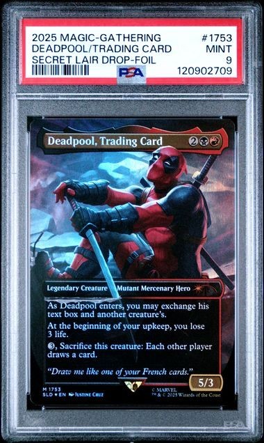 DEADPOOL - RAINBOW FOIL MTG Marvel Secret Lair Complete Set x6 PSA