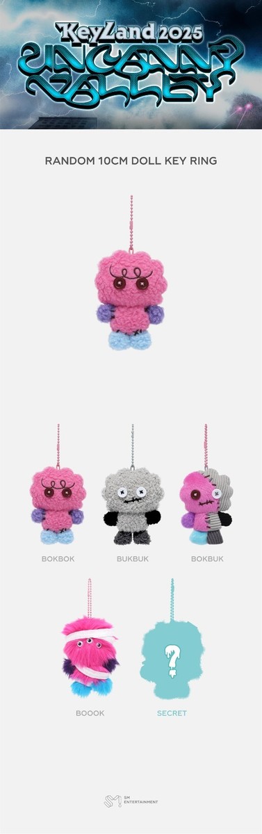KEY 2025 KEYLAND : Uncanny Valley SHINEE OFFICIAL MD RANDOM 10CM