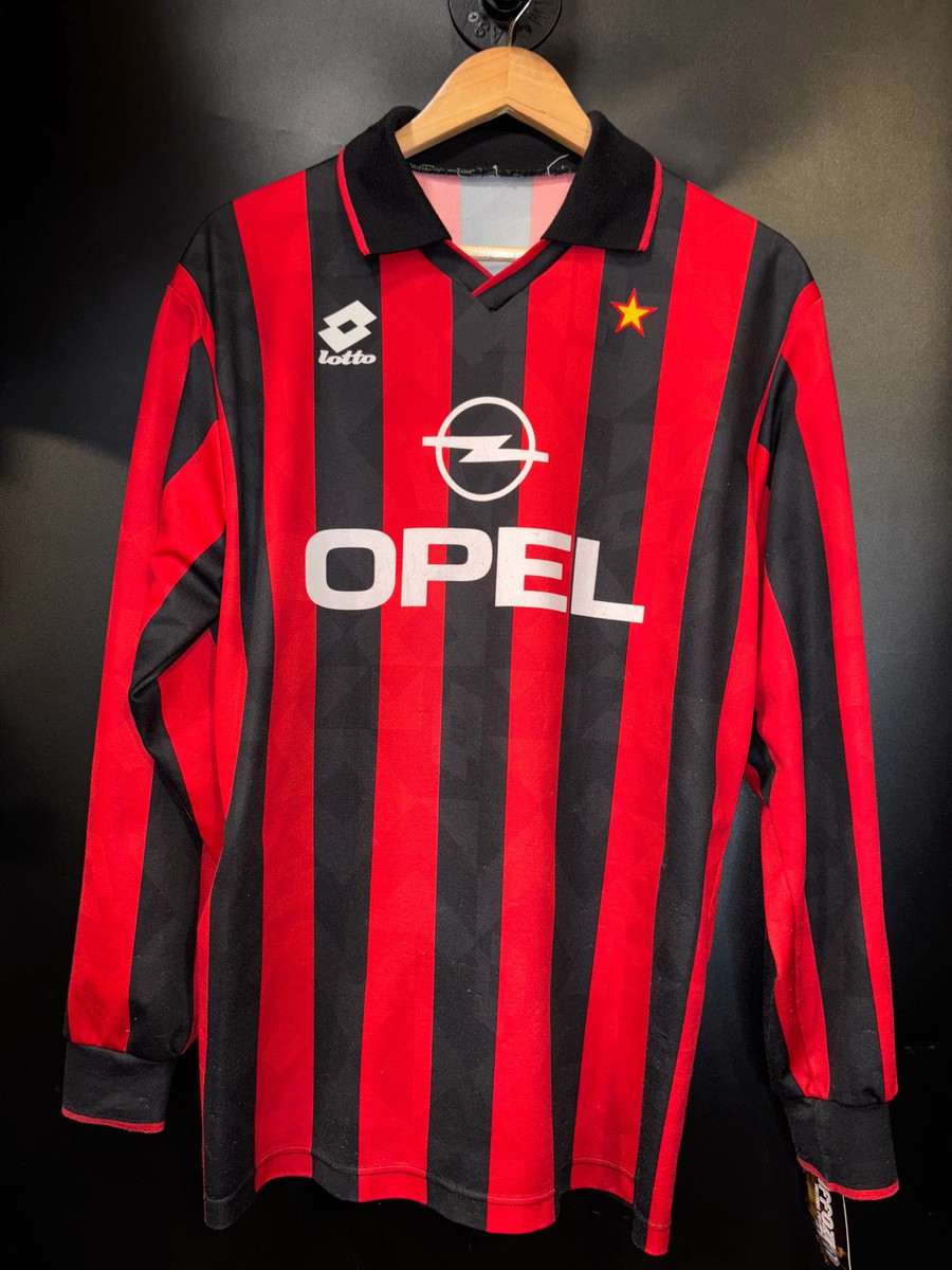AC MILAN 1994-1995 ORIGINAL JERSEY Size L | eBay