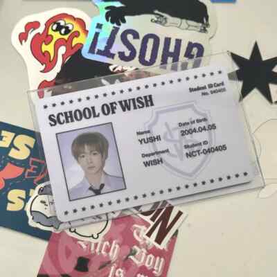 SCHOOL OF WISH ID CARD YUSHI nct wish | eBay