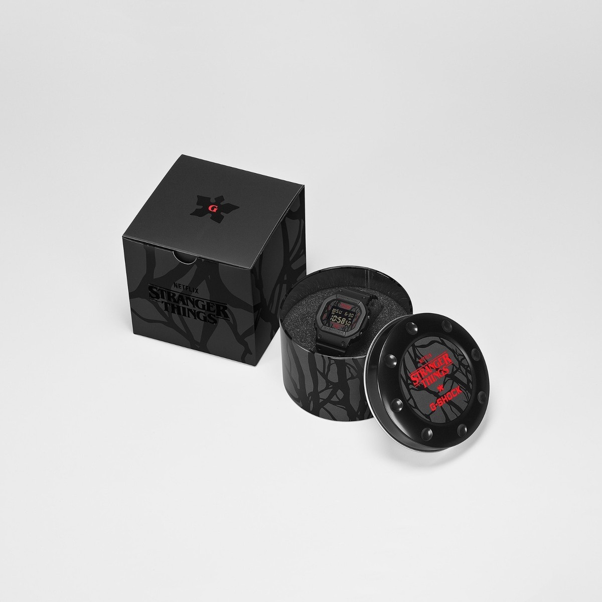 CASIO G-SHOCK DW-5600STT-1JR 5600 SERIES Stranger Things Black