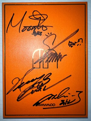 MAMAMOO [MELTING] Autographed Signed Album Hand Written | eBay