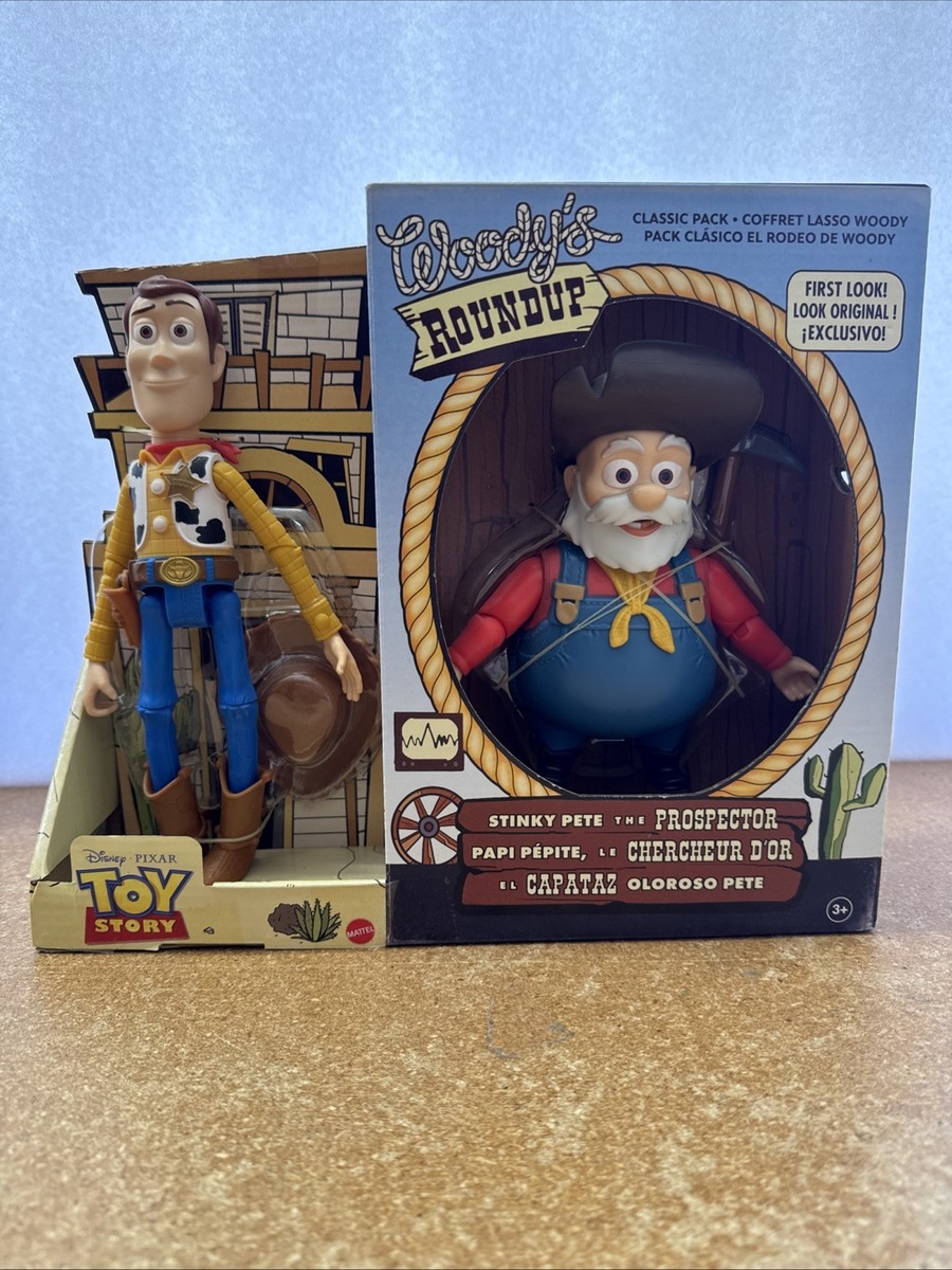 Mattel Disney Pixar Toy Story Woody's Round Up Classic Pack with 2