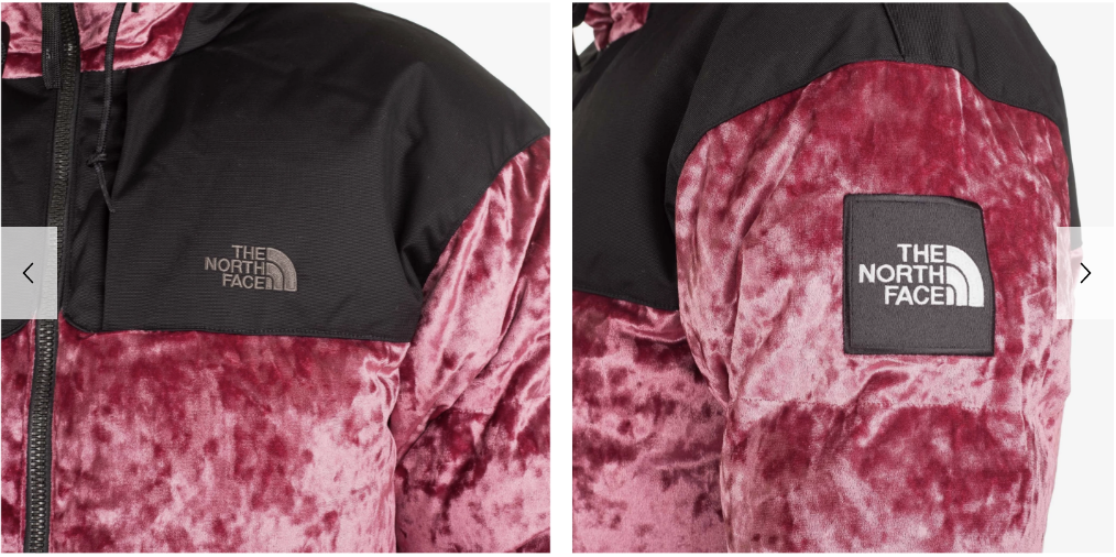 The North Face Black Series Velvet Nuptse Urban regal red down