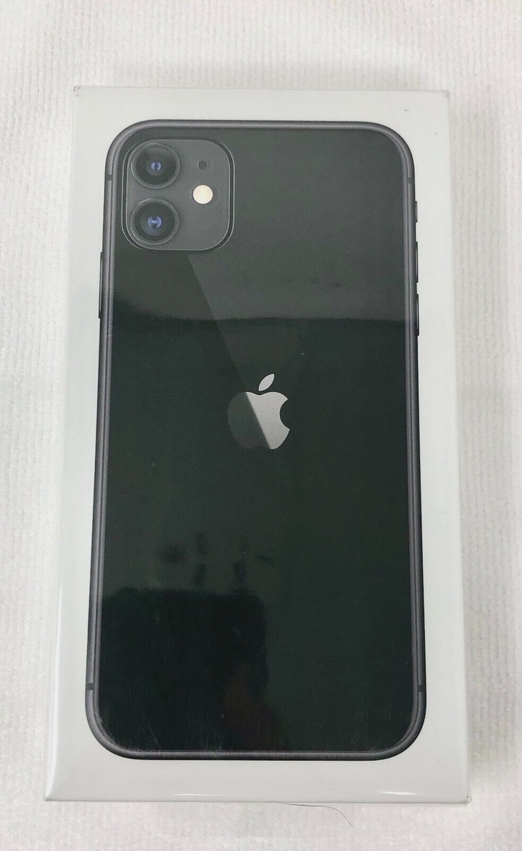 New Sealed Apple iPhone 11 64GB Black For Straight Talk & Total
