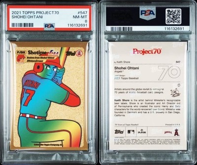 2021 Topps Project 70 - 2021 Topps Baseball Shohei Ohtani #547