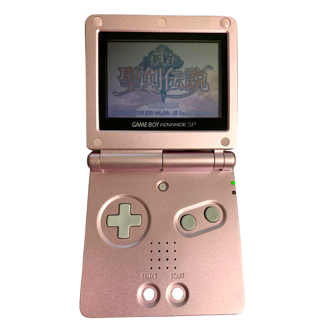 Nintendo GameBoy Advance SP Pearl Pink Game Boy AGS-001 JAPAN USED
