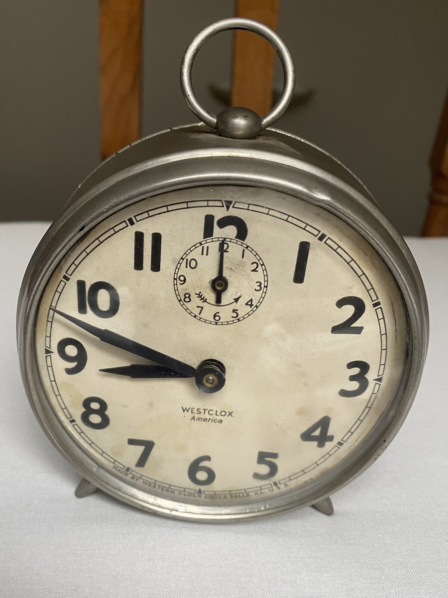 westclox America wind up alarm clock | eBay