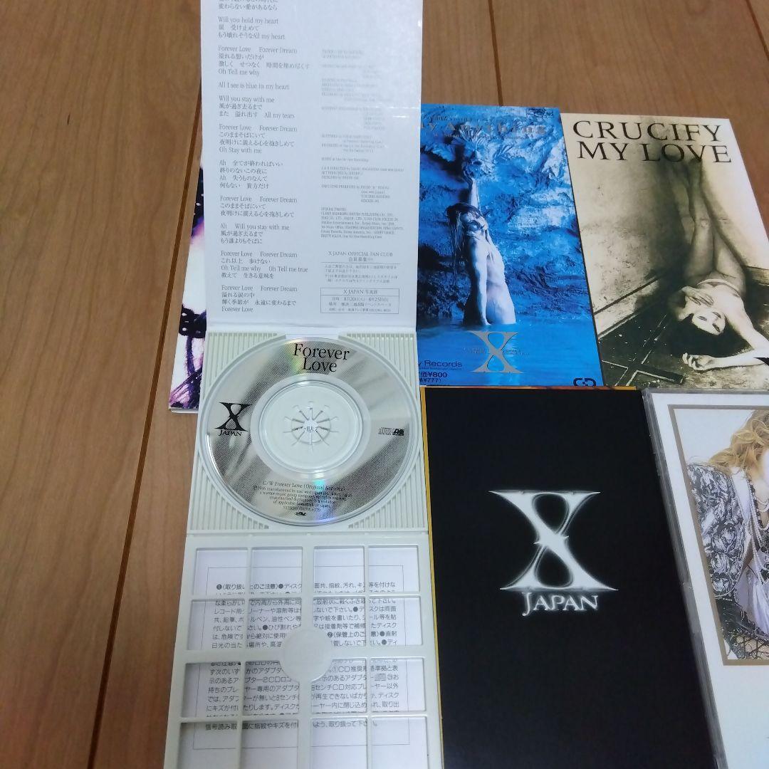 X JAPAN CD single 3 inch CD 5 set Forever Love Crucify my love Say