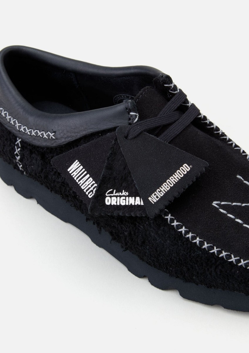 NEIGHBORHOOD × Clarks Wallabee Black 26179532 UK 4-13 | eBay
