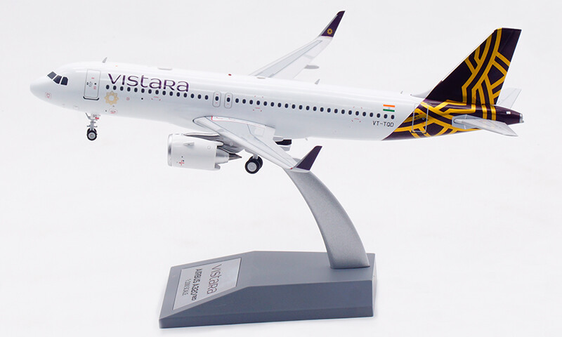 1:200 InFlight VISTARA AIRBUS A320NEO Passenger Airplane Diecast