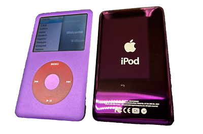 Apple iPod classic 6th Generation 80GB Purple Pink Purple Back | eBay