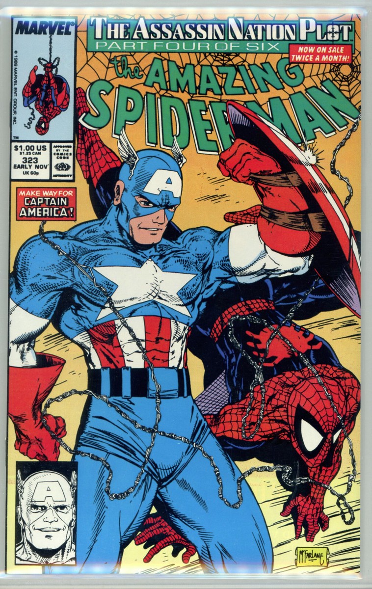 Amazing Spider-Man #323 (1989 Marvel PGX 9.9 MINT Todd McFarlane