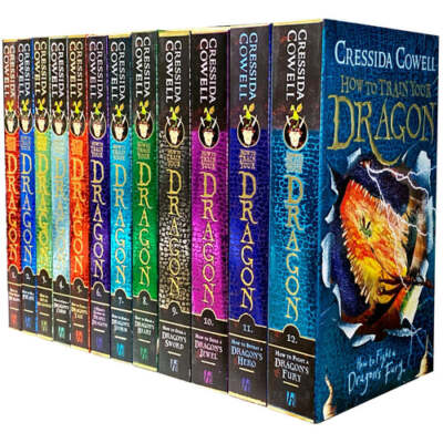 How to Train Your Dragon 12 Books Collection Set By Cressida