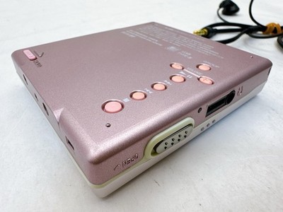 Sony MZ-E520 MD Walkman MiniDisc Portable Player Pink MDLP Tested