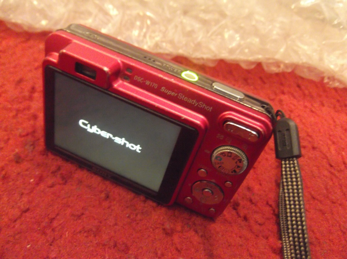 Sony CyberShot DSC-W170 10.1MP 5x Digital Camera - Red | eBay