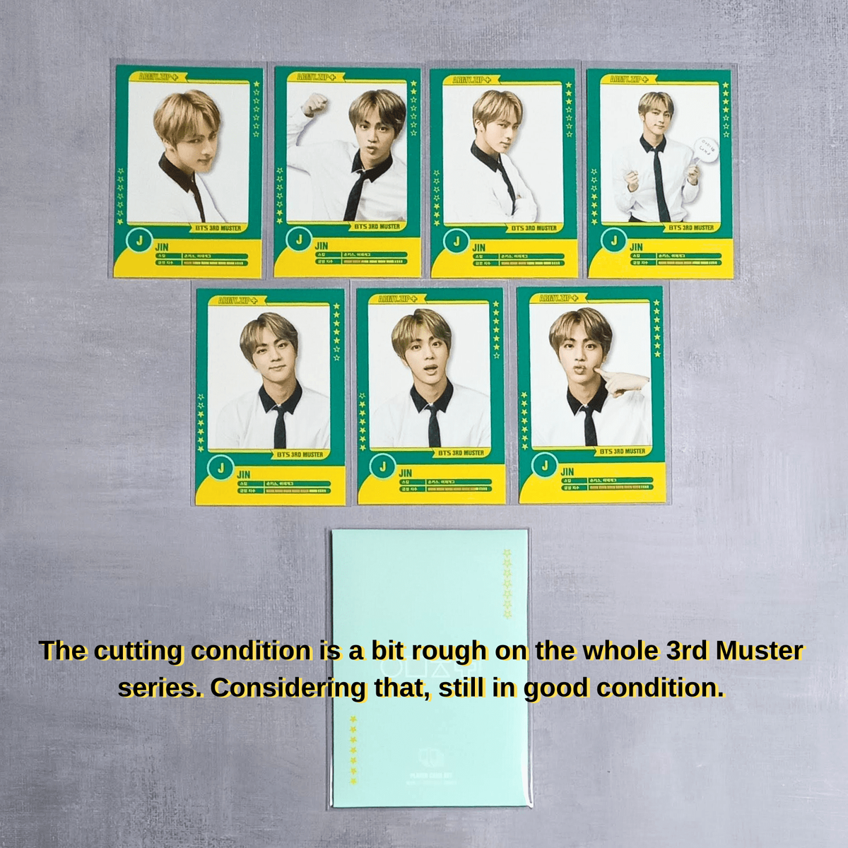 BTS 3rd Muster Seoul ARMY Zip+ Official Player Card Set - Jin