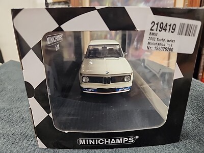Bmw 2002 Turbo 1973-White Minichamps 1/18 | eBay