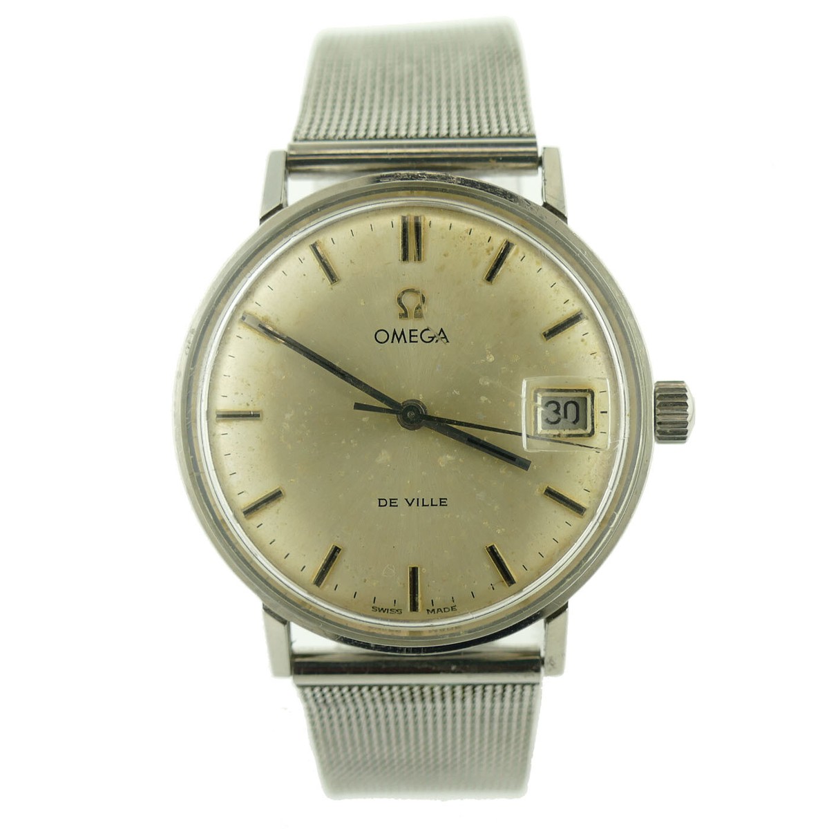 OMEGA DE VILLE REF. 136.019 TOOL 106 AUTOMATIC SILVER DIAL