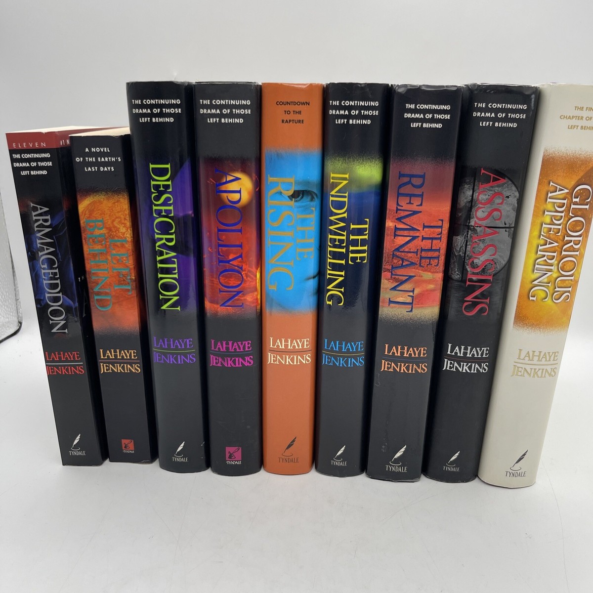Left Behind Series Set Lot 9 HBDJ Paperback Tim LaHaye Jerry