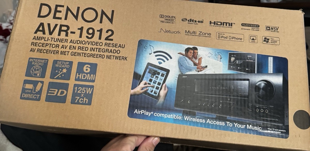 Denon AVR 1912 7.1 Channel 125 Watt Receiver for sale online | eBay