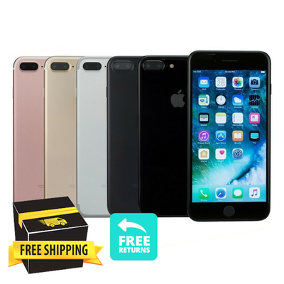 Apple iPhone 7 Plus -32GB 128GB- Silver Red Unlocked Verizon At&t