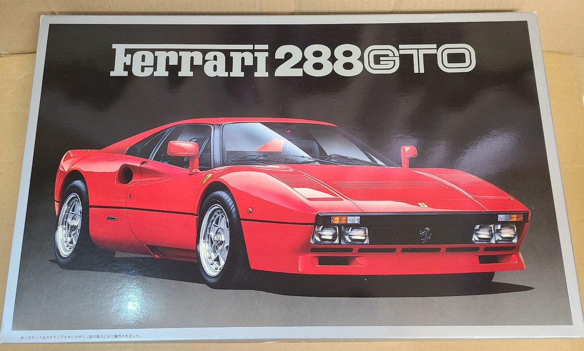Fujimi 1/16 Ferrari 288 GTO Vintage Plastic Model Kit Japan #2 | eBay
