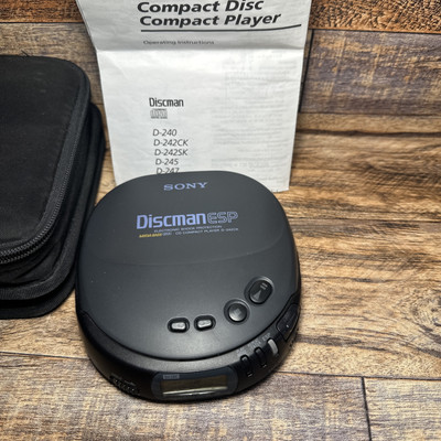 Sony D-242CK Discman ESP Portable CD Player Walkman | eBay