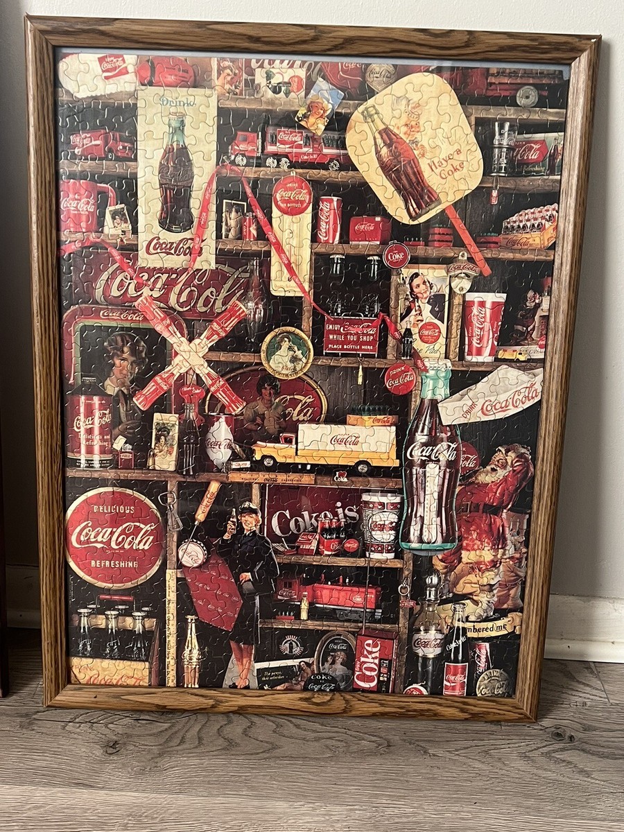 vintage coca cola puzzle framed | eBay
