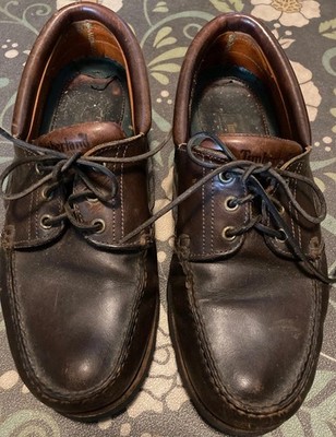 Vintage 90s Timberland Mens Preowned Shoes 3 Eye Classic Lug Lace