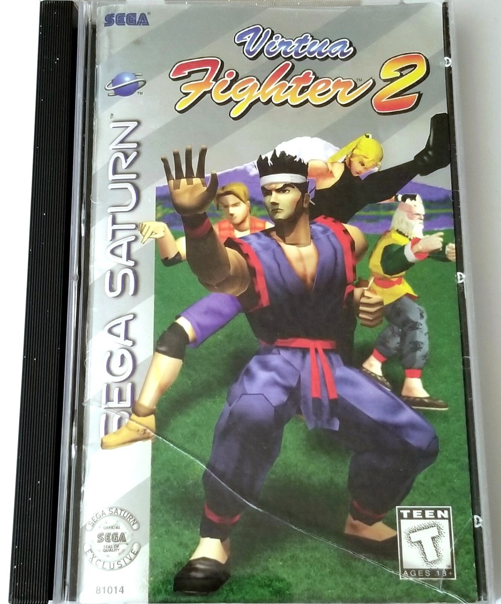 VIRTUA FIGHTER 2 SEGA SATURN VIDEO GAME 95 COMPLETE ARCADE VTG