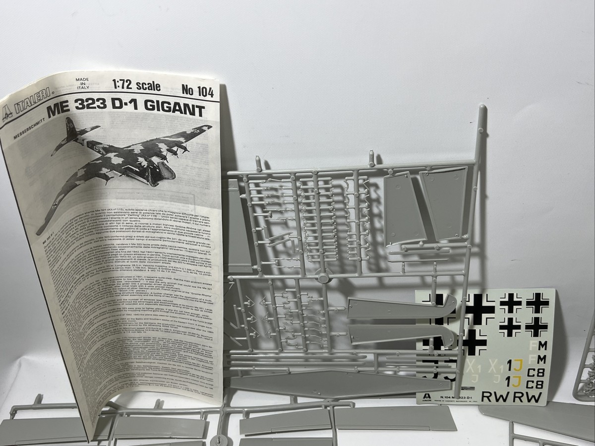 Italeri 1/72 Scale Messerschmitt Me 323 D-1 Gigant | eBay