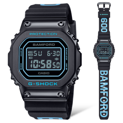 Casio G-SHOCK x BAMFORD GM-5600BWD-1JR Limited Model Black Blue
