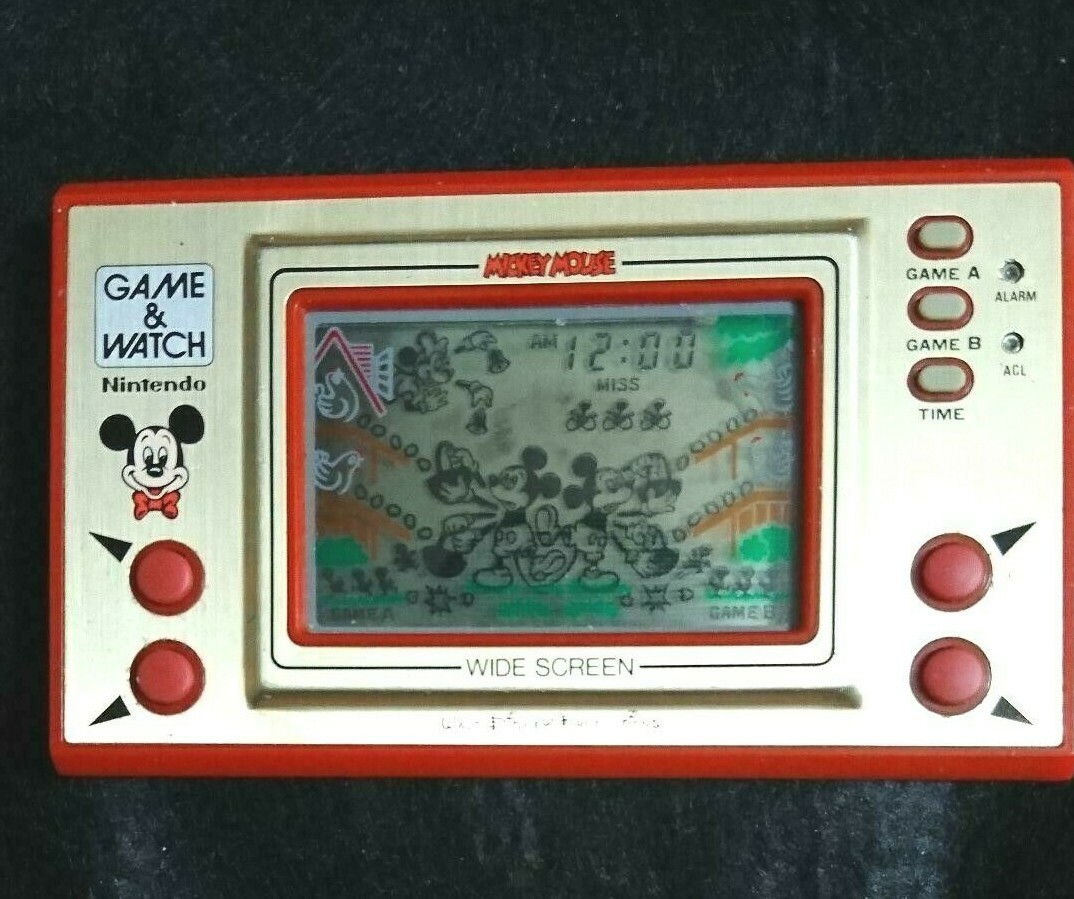 Nintendo Game & Watch MICKEY MOUSE Disney Wide Screen Japanese