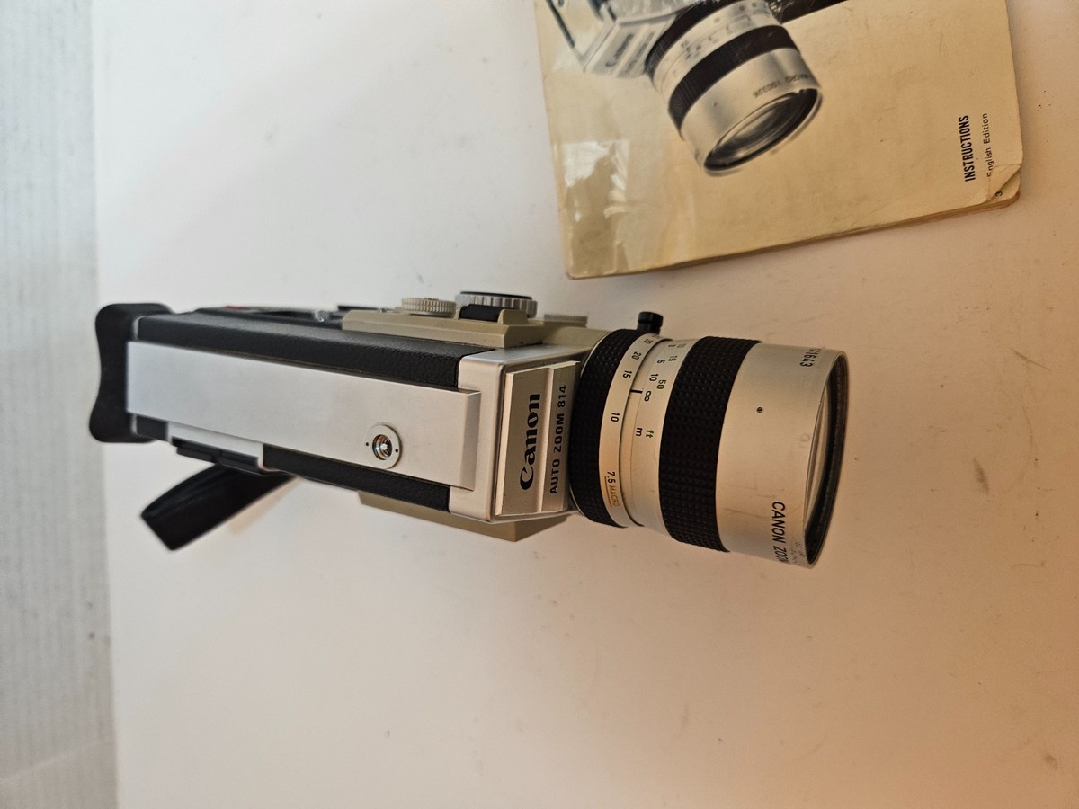 Canon Auto Zoom 814 Electronic Super 8 8mm Film Movie Camera