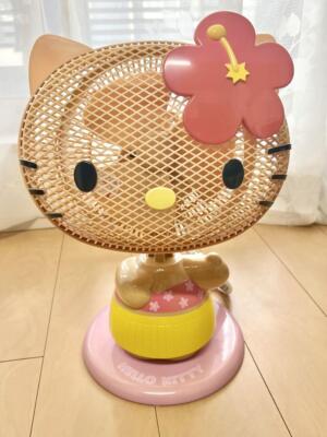 Sanrio Hello Kitty Crip & Personal Electric Fan DPM-185KT Sun Tan